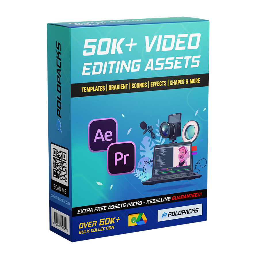 50000+ Video Editing Assets Pack